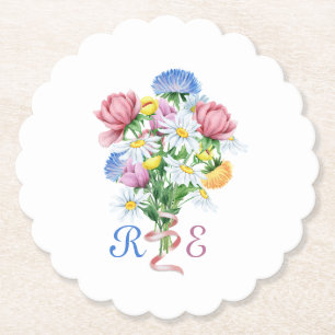 Einfache Garten-Frühlingsmargerite Wildblume Minim Untersetzer