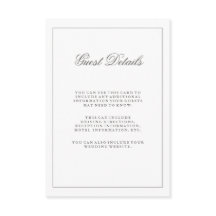 Einfache Gäste in Weiß und Grau