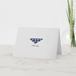 Einfache gefaltete amerikanische Flagge Veteranen  Karte