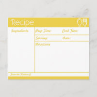 Einfache, gelbe Rezeptur ohne Leine