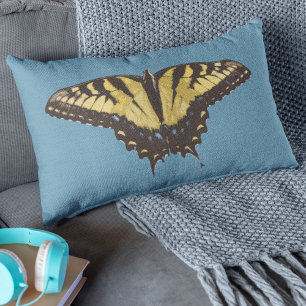 Einfache Gelbe Schmetterling und ursprüngliche Nat Lendenkissen