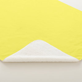 Einfache Gelbfärbung Sherpadecke