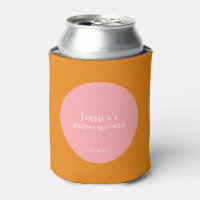 Einfache geometrische rosa orangefarbene individue