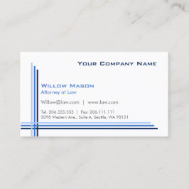 Einfache Gerahmte, Berufliche Visitenkarte