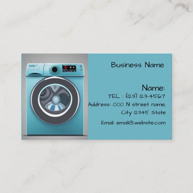 EINFACHE GESCHÄFTSKARTE VISITENKARTE (Vorderseite)