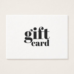 einfache Geschenkkarte
