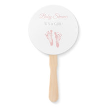 Einfache Girl Baby Dusche Wertvoll Pink Footprints