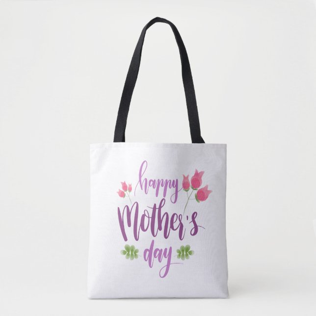 Einfache glückliche Taschen-Tasche der Mutter Tasche (Vorderseite)