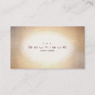 Einfache Gold Foil Look Schönheit und Mode Visitenkarte