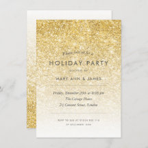 Einfache Gold Glitzer Feiertage