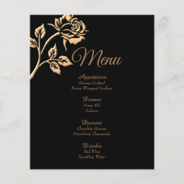Einfache Gold-Rose