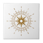 Einfache Gold Sternexplosion Keramik Tile Fliese<br><div class="desc">Moderne Kachel mit Retro-goldener Sternexplosion, die als zentraler Brennpunkt dient, ergänzt durch moderne Sternexplosion-Designelemente. Einfaches, sauberes Design; ein Design einer koordinierenden Sammlung. Erstellen Sie Ihr eigenes benutzerdefiniertes Design mit den angegebenen Feldern, oder verwenden Sie die Schaltfläche "Nachricht", um den Designer um Hilfe zu bitten. So erstellen Sie Ihr eigenes Design:...</div>