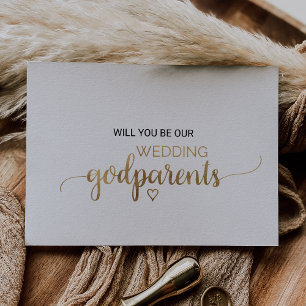 Einfache Goldkalligrafie Hochzeitsvorschlage Einladung