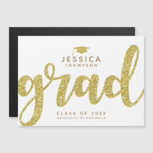 Einfache Grad Imitate Gold Glitzer Magnetkarte