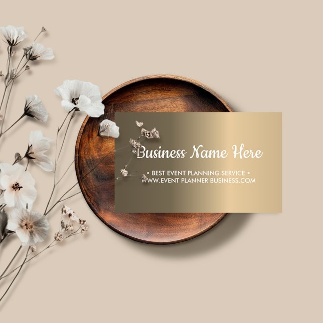 Einfache Gradient Metallic Textur Visitenkarte (Von Creator hochgeladen)