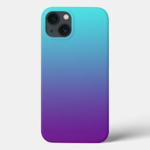 Einfache Gradienten Hintergrund Lila Türkisblau Case-Mate iPhone Hülle