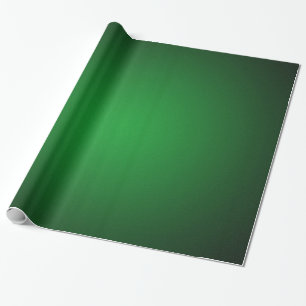 Einfache Grainy Green Black Vignette Geschenkpapier