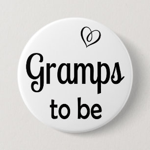 Einfache Grampen zum Button Baby Shower Button
