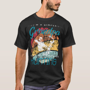 Einfache Grandpas Jagdleidenschaft - Whimsisches T T-Shirt