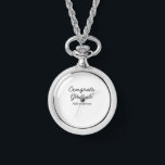 Einfache Gratulationen Abschluss hinzufügen Armbanduhr<br><div class="desc">Gestaltung</div>