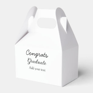 Einfache Gratulationen Abschluss hinzufügen Geschenkschachtel