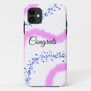 Einfache Gratulationen fügen Ihren Textnamen hinzu Case-Mate iPhone Hülle