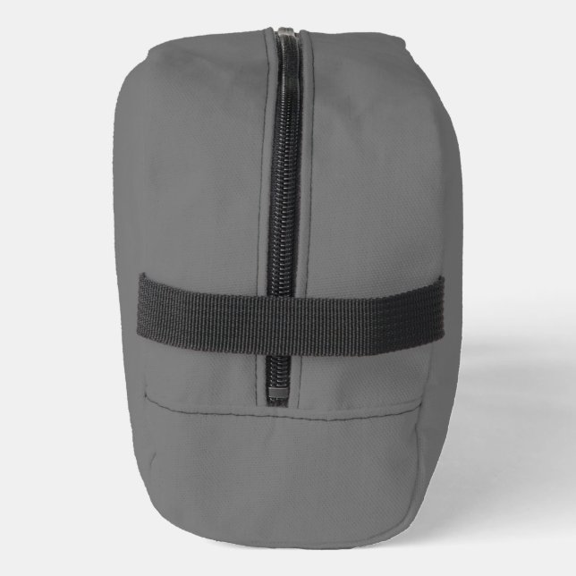 Einfache graue Behörde® Waschbeutel (Links)