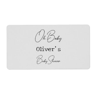 Einfache graue Elegant-Kinderdusche