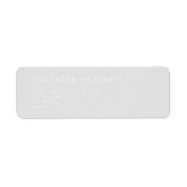 Einfache graue und weiße moderne Kalligrafie