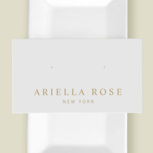 Einfache Gray Crafter Earring Juwelier Display Car