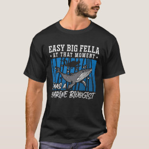 Einfache große Fellen in diesem Moment Meereswisse T-Shirt