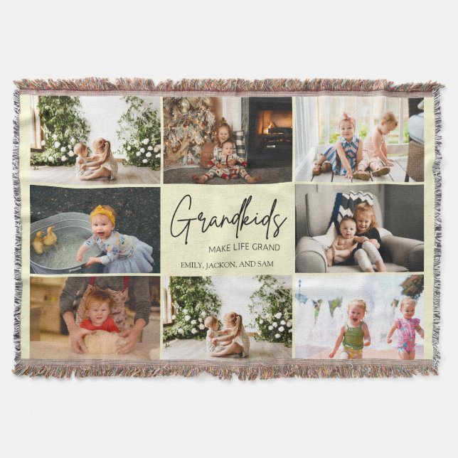 Einfache Großkinder machen Life Grand 8 Foto Colla Decke (Vorderseite)