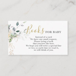 Einfache Grünbücher für Babykarten Begleitkarte