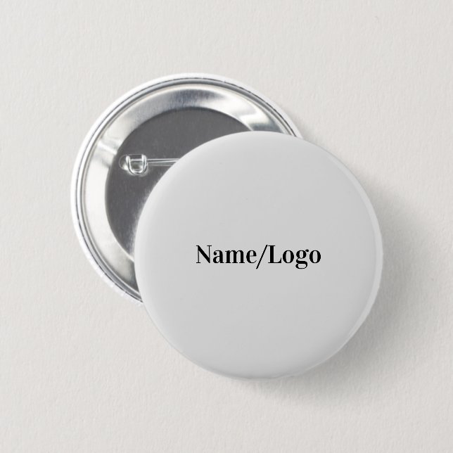Einfache grüne Aquarellfarbe abstrakt Logo hinzufü Button (Vorne & Hinten)