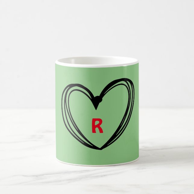 EINFACHE GRÜNE GENOME SWEET ZUHAUSE MAGNET KAFFEETASSE (Mittel)
