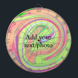 Einfache grüne Orange Aquarellfarbe fügt Ihren Tex Dartscheibe<br><div class="desc">Gestaltung</div>