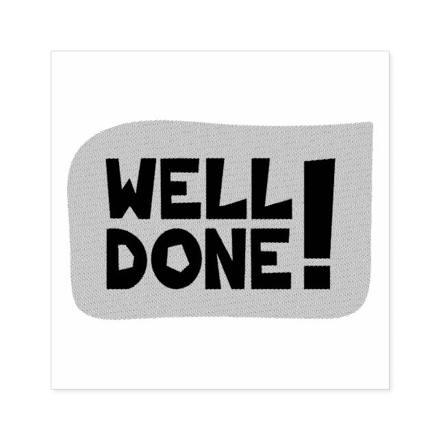 Einfache, gut gemachte Script-Holz-Briefmarke Gummistempel (Prägung)