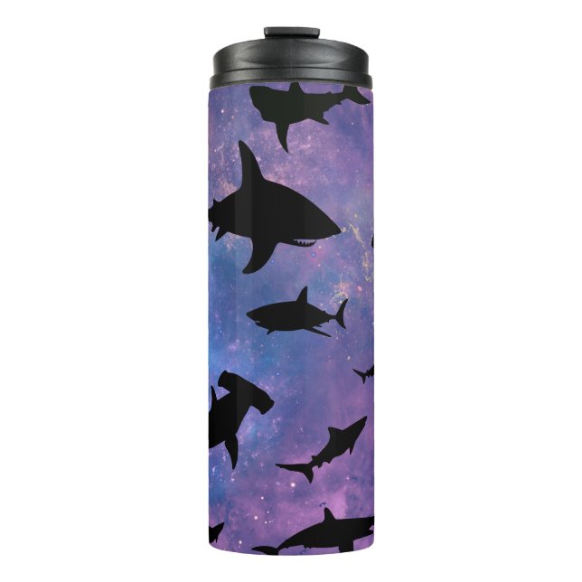 Einfache Haifischkiefer Thermosbecher (Vorderseite)