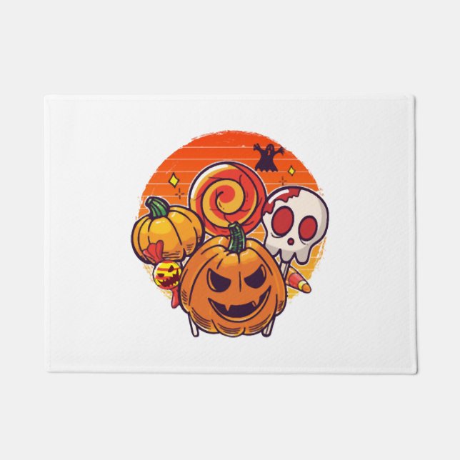 einfache Halloween-Kostümstimmung Fußmatte (Vorderseite)