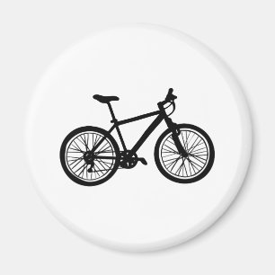 Einfache Hand gezeichnetes Gekritzel des Fahrrades Magnet