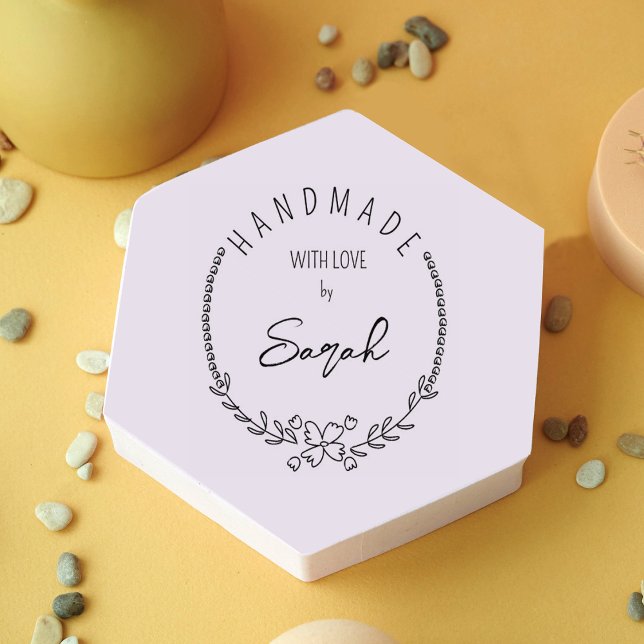 Einfache Handarbeit mit Liebe Gummistempel (Von Creator hochgeladen)