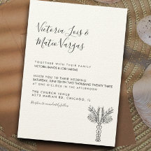 Einfache handgezeichnete Palme Tree Tropische Hoch