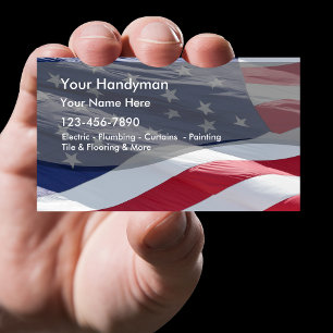 Einfache Handyman-Visitenkarte Visitenkarte