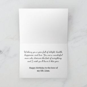 Einfache Happy Birthday Handsome Card Karte