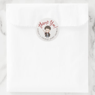 Einfache Harry Potter Kinderdusche Runder Aufkleber