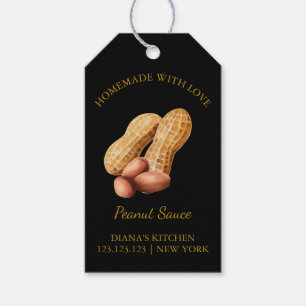 Einfache, hausgemachte Peanut Butter Hang Tag l Bl Geschenkanhänger