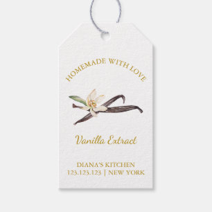 Einfache, hausgemachte Vanilla Extrahieren Hang Ta Geschenkanhänger