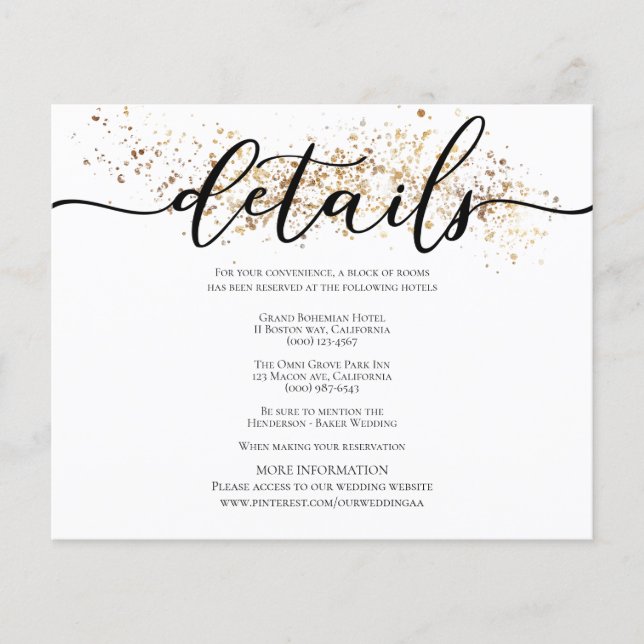 Einfache HAUSHALTSKARTE Flyer (Vorne)