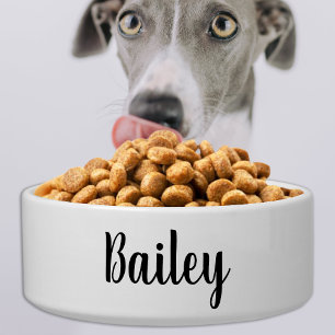 Einfache Haustiere Hund Personalisiert Name Wasser Napf