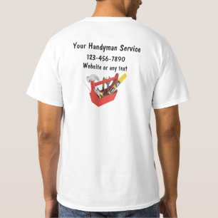 Einfache Heimwerker-Arbeits-T-Shirts T-Shirt